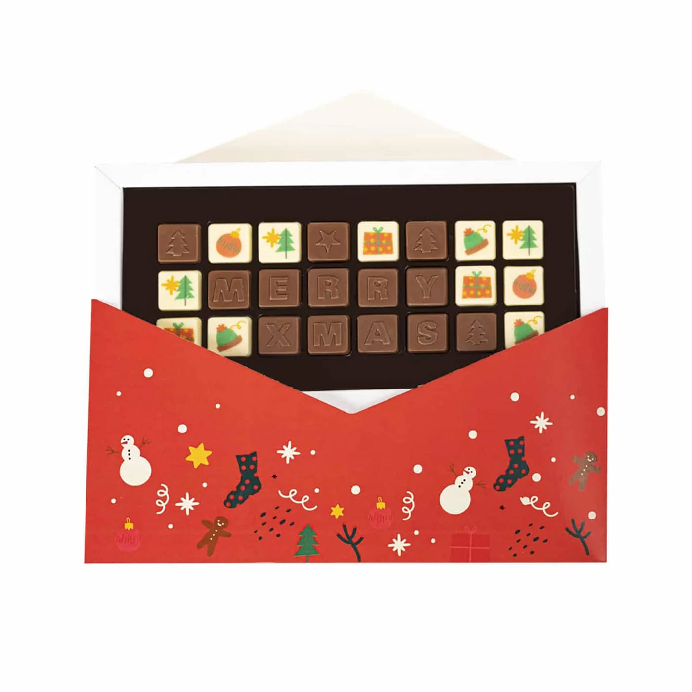 CZEKOLADOWE WIADOMOŚCI CHOCO TEXT 3 LINIE W KOPERCIE_XMAS Xmas P137121Z SL-0593/0593S/Xmas