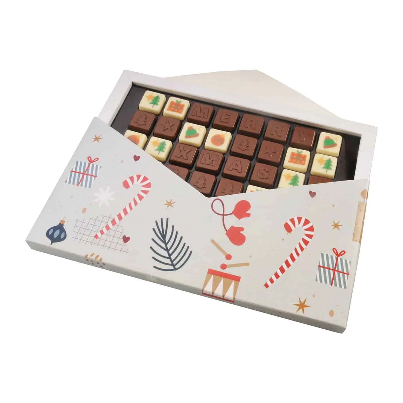 ZESTAW CZEKOLADEK CHOCO TEXT 4 LINIE_ XMAS P137122Z SL-0594S_XMAS