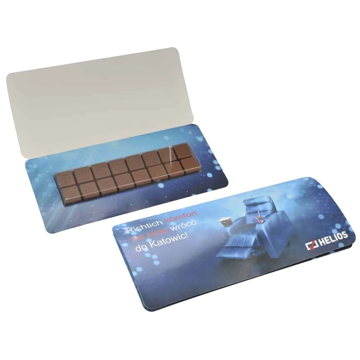 CZEKOLADOWE WIADOMOŚCI CHOCO TEXT 2 LINIE W KOPERCIE/2 LINIE W KOPERCIE SEPARATE P137118Z