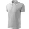 Koszulka polo męska Pique Polo P021089F jasnoszary melanż