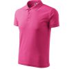Koszulka polo męska Pique Polo P021089F czerwień purpurowa