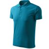 Koszulka polo męska Pique Polo P021089F ciemny turkus