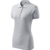 Koszulka polo damska Pique Polo P022403F jasnoszary melanż