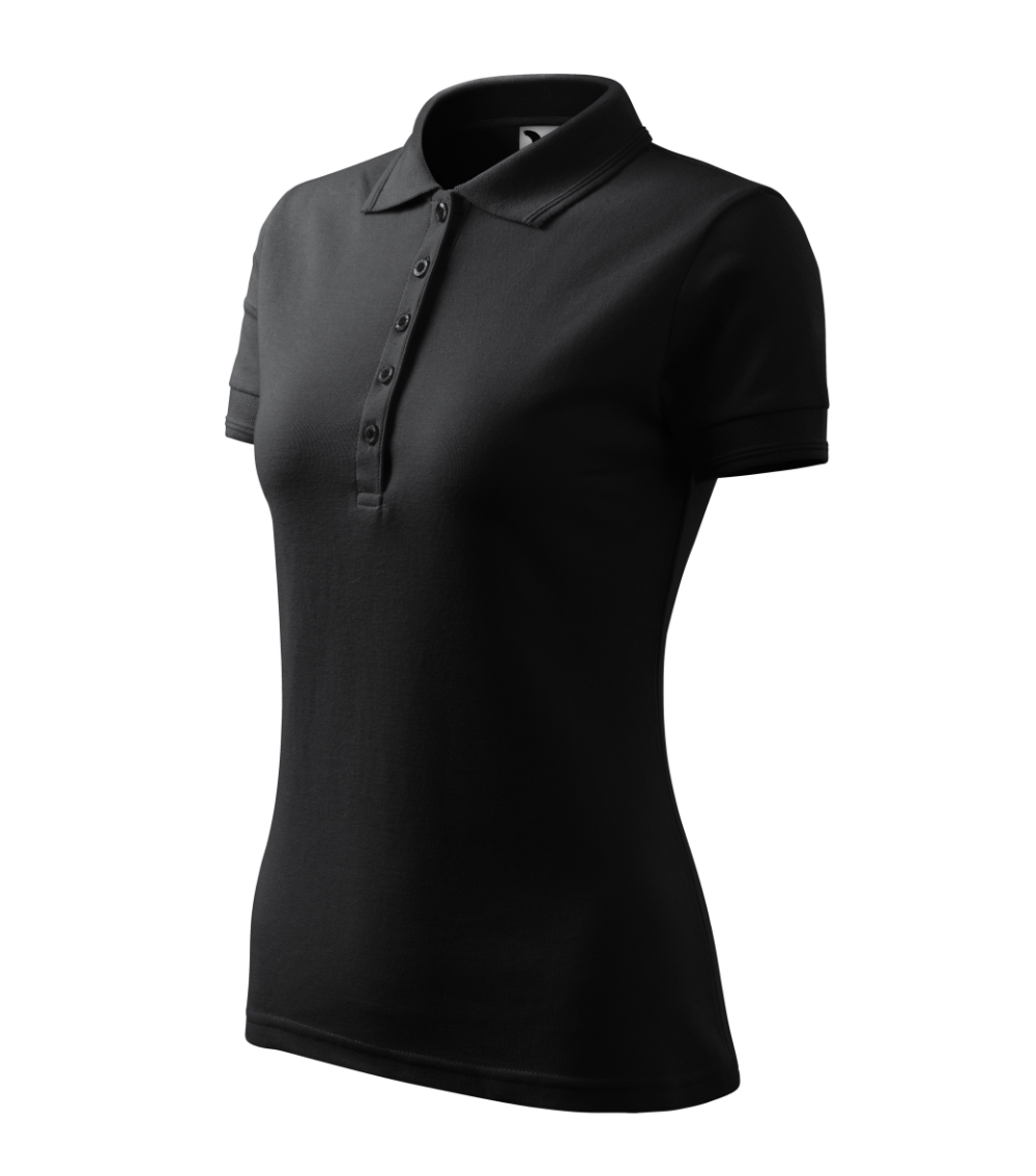 Koszulka polo damska Pique Polo P022403F ebony gray
