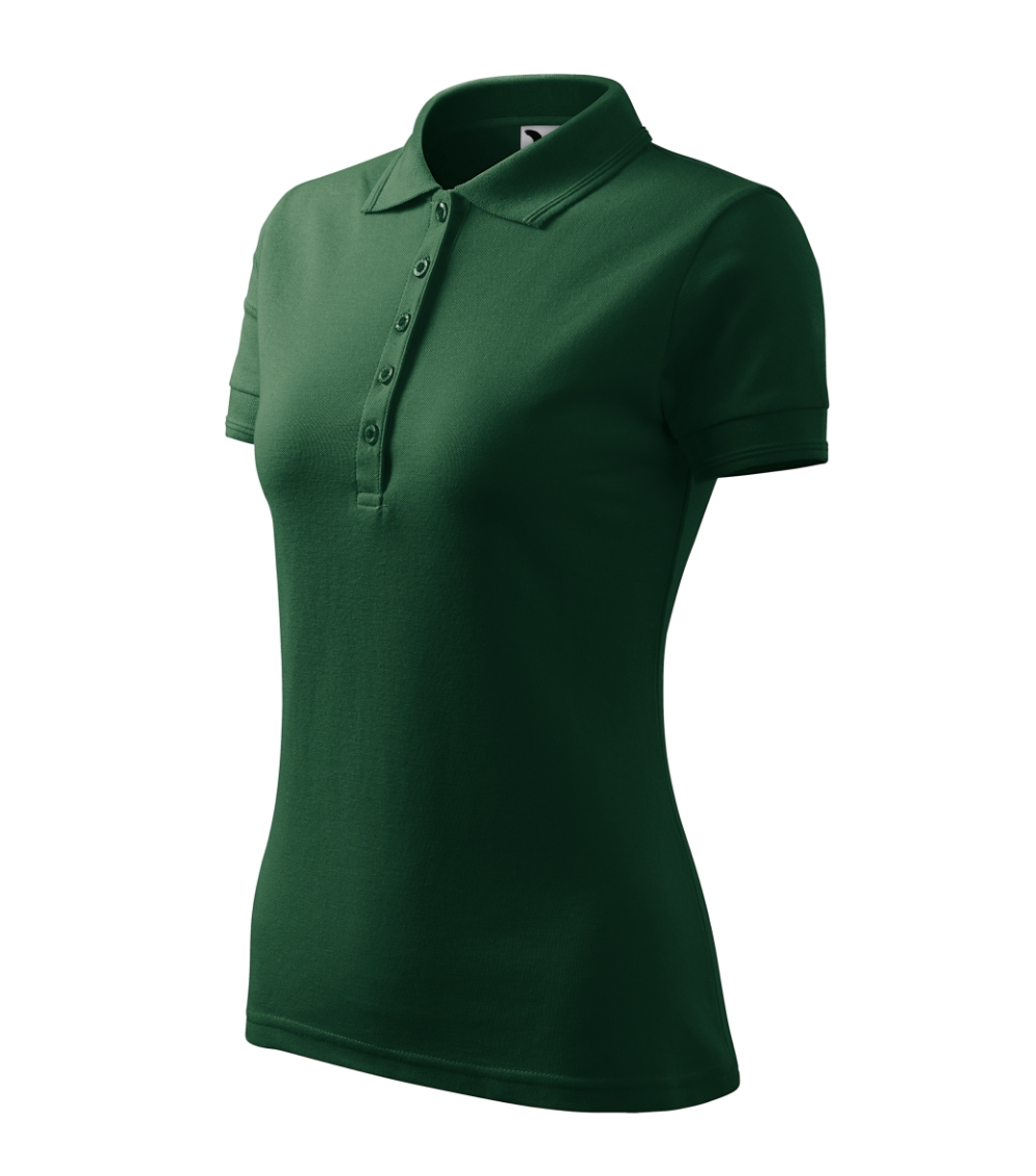 Koszulka polo damska Pique Polo P022403F dark green