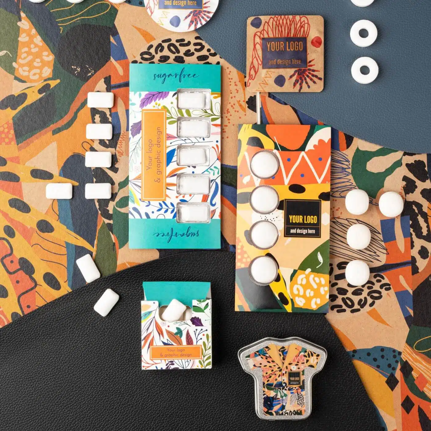 GUMY ROZPUSZCZALNE PUSH THE BUTTON MINT&MORE 4 SZT P136604Z