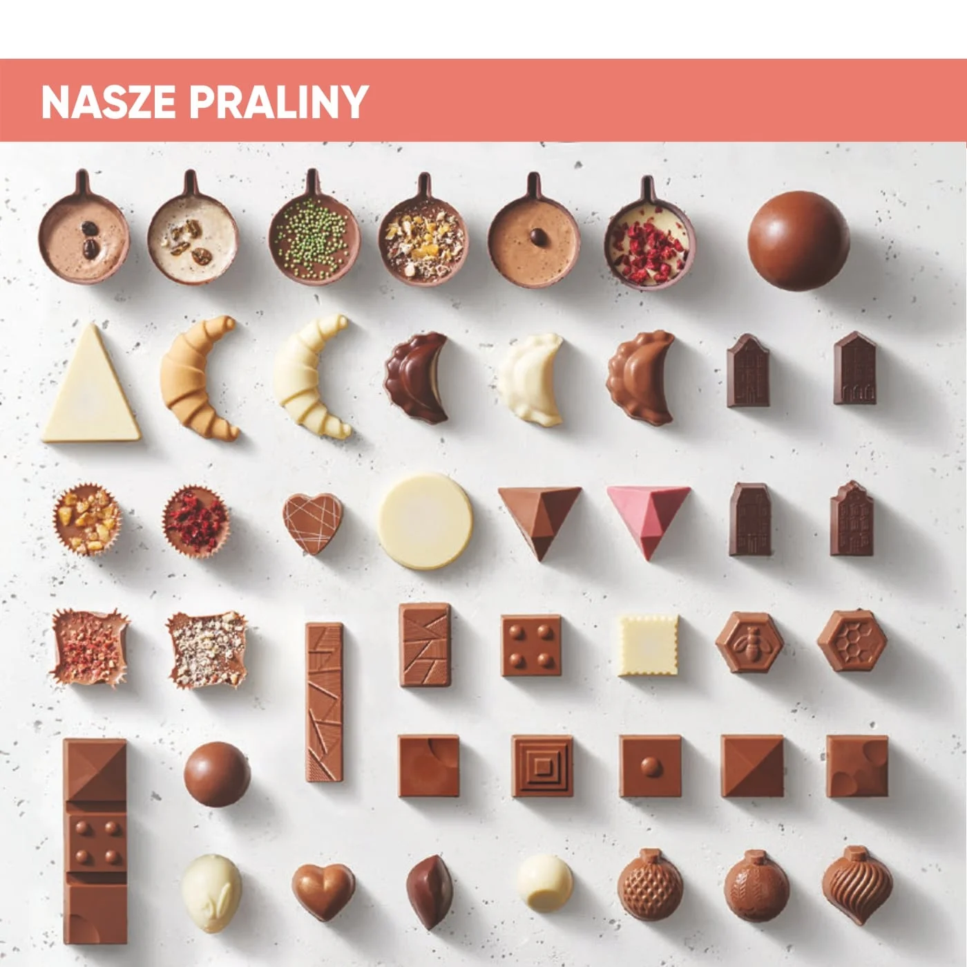 PRALINY Z NADRUKIEM CHOCO CIRCLE 6 SZT P136689Z