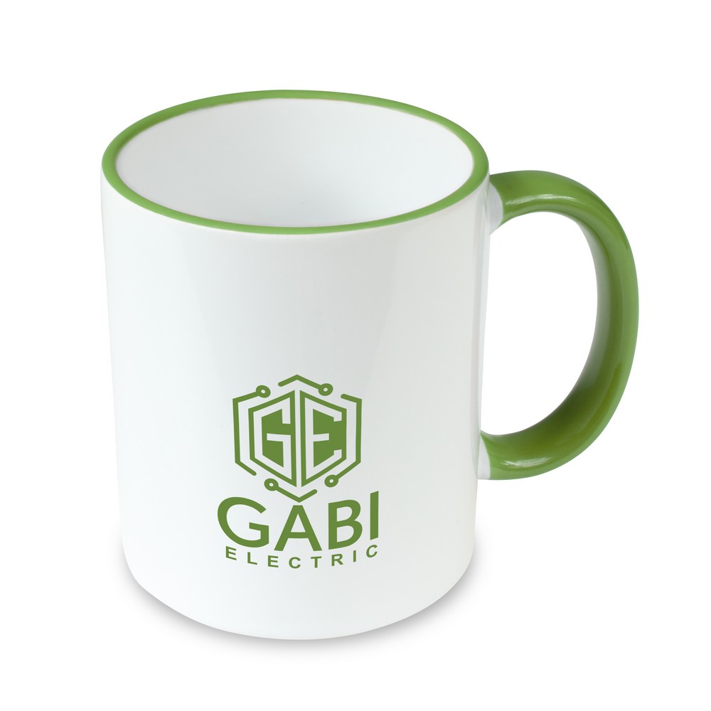 Kubek ceramiczny 350 ml | Nerita P135060X jasnozielony