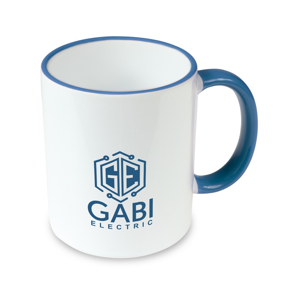 Kubek ceramiczny 350 ml | Nerita P135060X niebieski