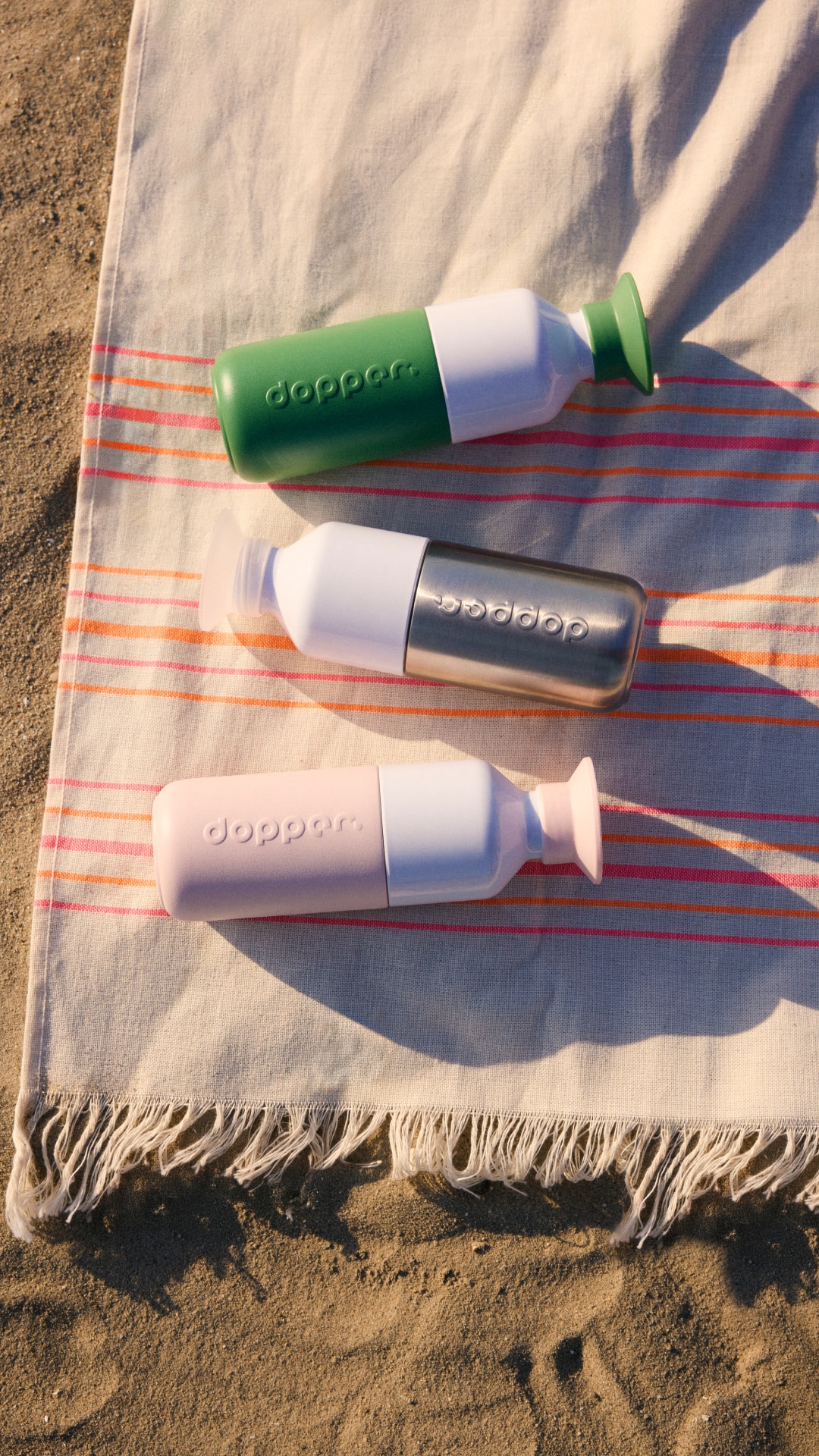 Butelka stalowa - Soft Pink 350ml P137453P