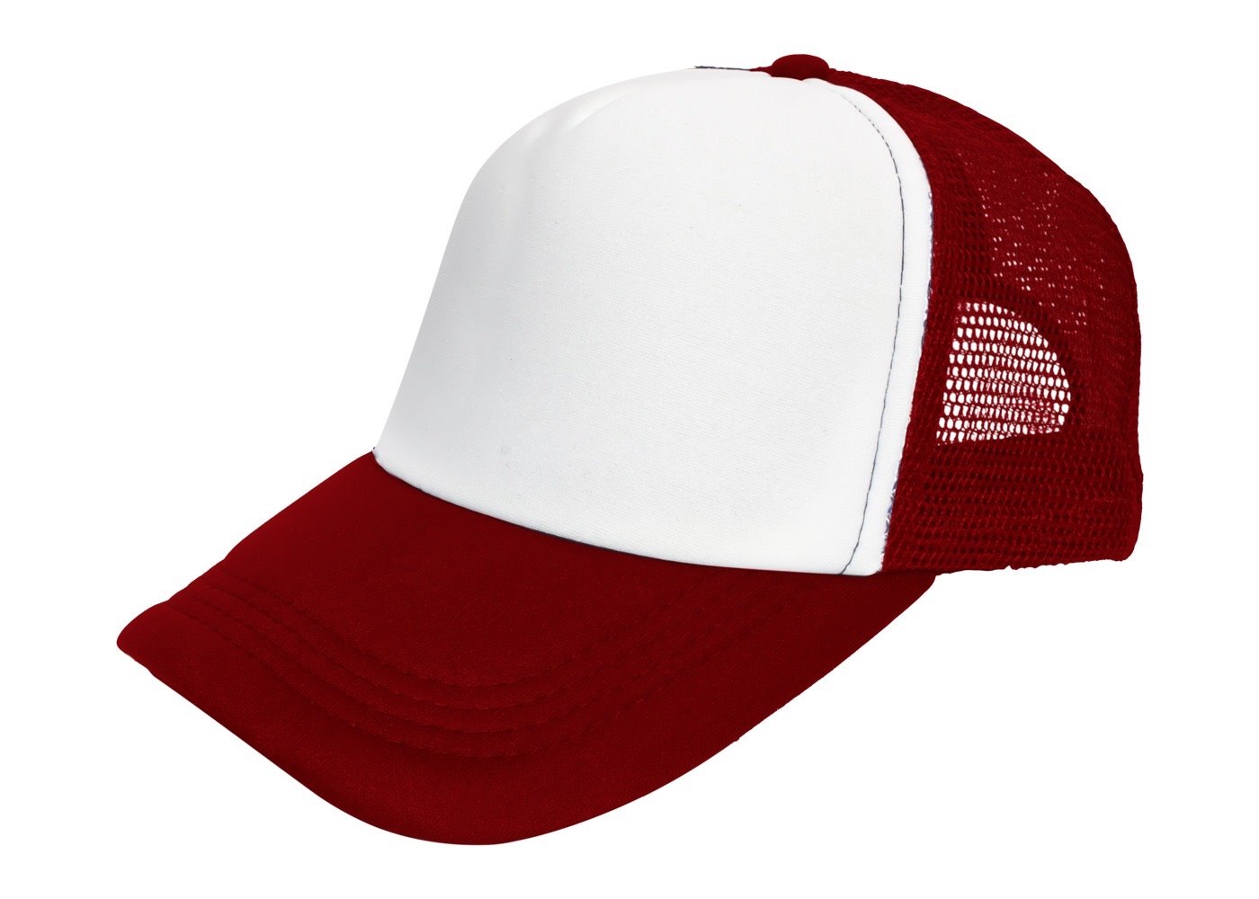 Czapka moontex trucker 5 p P142507H burgundy / white