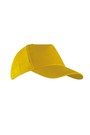 Czapka z daszkiem 5 panelowa P139503H gold