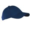 Czapka 6 panelowa bawełniana zapięcie na rzep P139506H navy