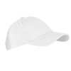 Czapka 6 panelowa bawełniana zapięcie na rzep P139506H wh white