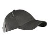 Czapka 6 panelowa bawełniana zapięcie na rzep P139506H ciemny szary