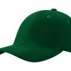 Czapka 6 panelowa bawełna metalowe zapięcie P139503H bottle green