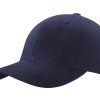 Czapka 6 panelowa bawełna metalowe zapięcie P139503H navy