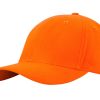 Czapka 6 panelowa bawełna metalowe zapięcie P139503H orange