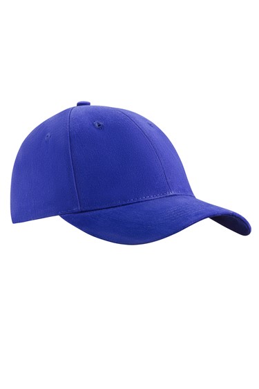 Dziecięca czapka 6 panelowa zamszowana P141917H royal blue