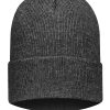 Czapka zimowa P139798H dark gray melange