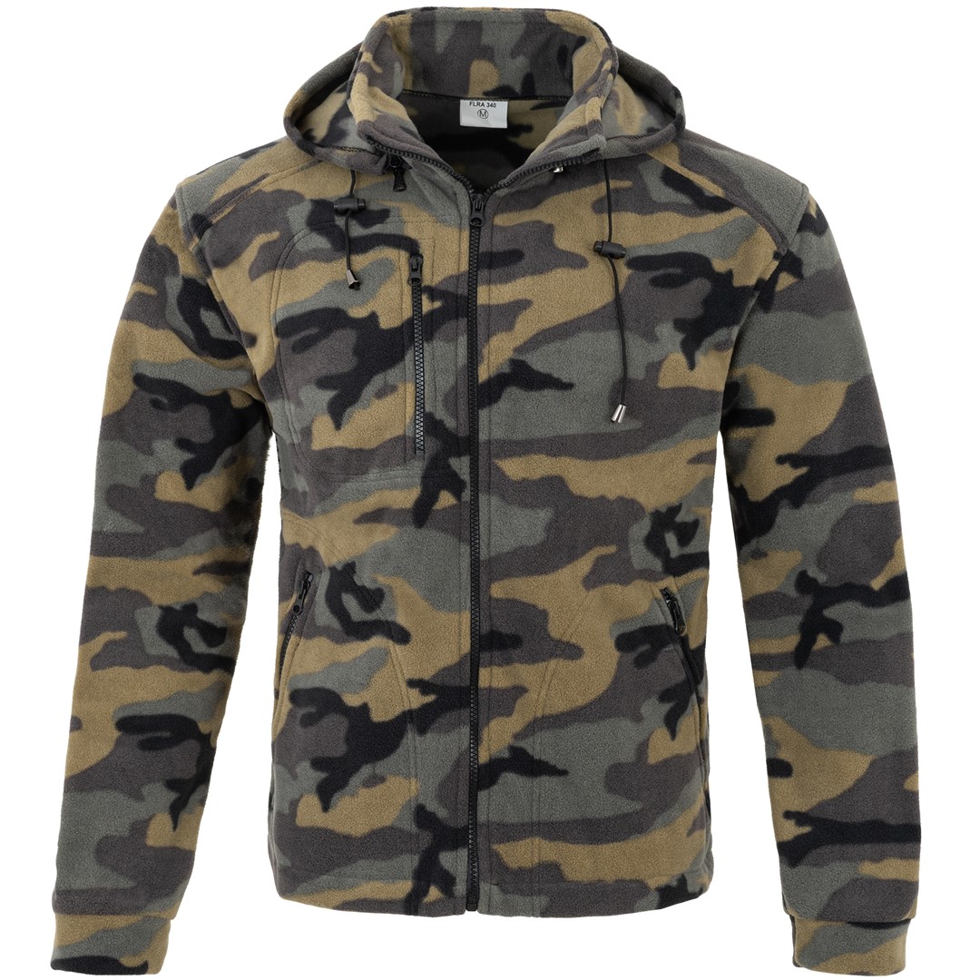 Flra 340 bus hood premium - polar z kapturem P141629H camouflage