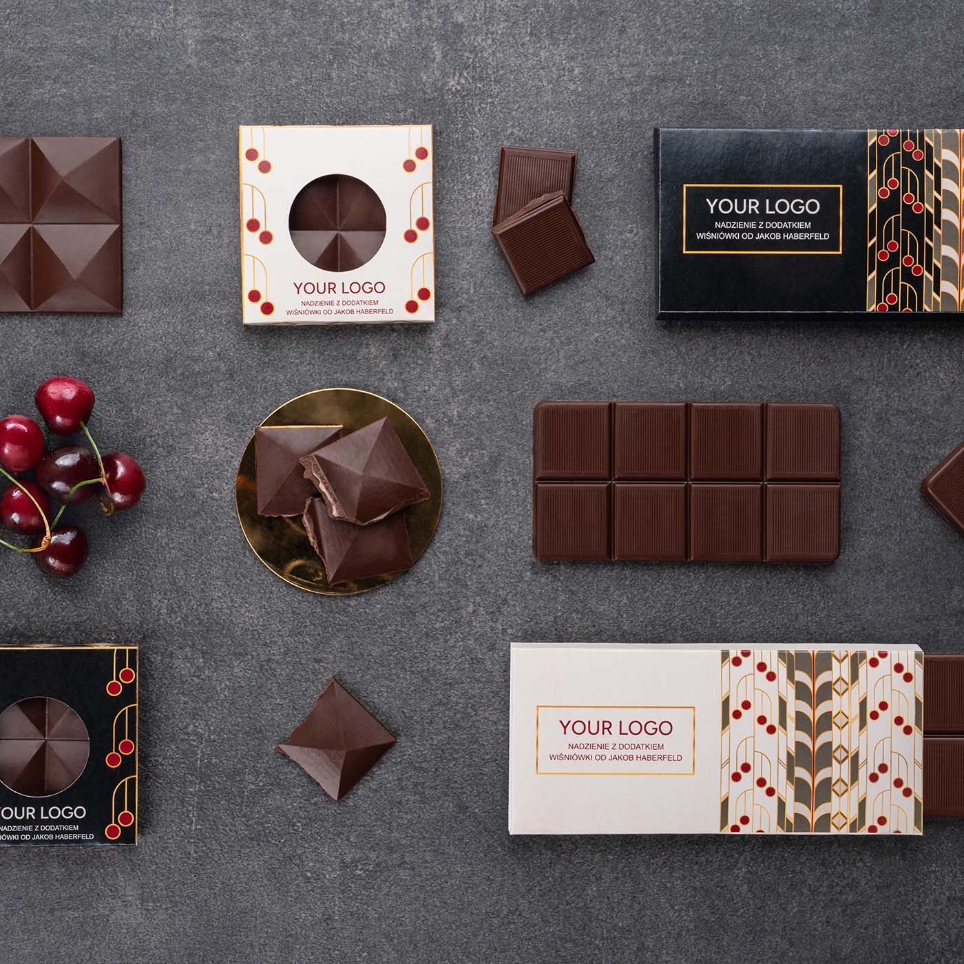 TABLICZKA CZEKOLADY WIŚNIOWA ROZKOSZ JAKOB HABERFELD P137360Z