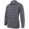 Koszula flanelowa koszule flanelowe P141392H szara