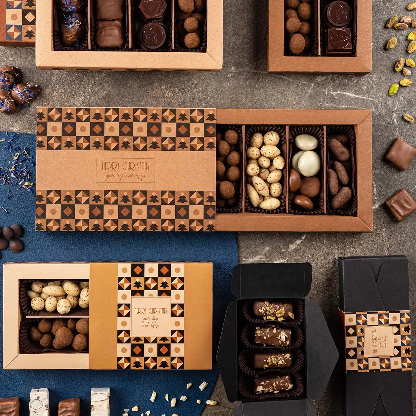 BOMBONIERKA Z NUGATEM PREMIUM POCKET MINI P143537Z SL-0612/XMAS