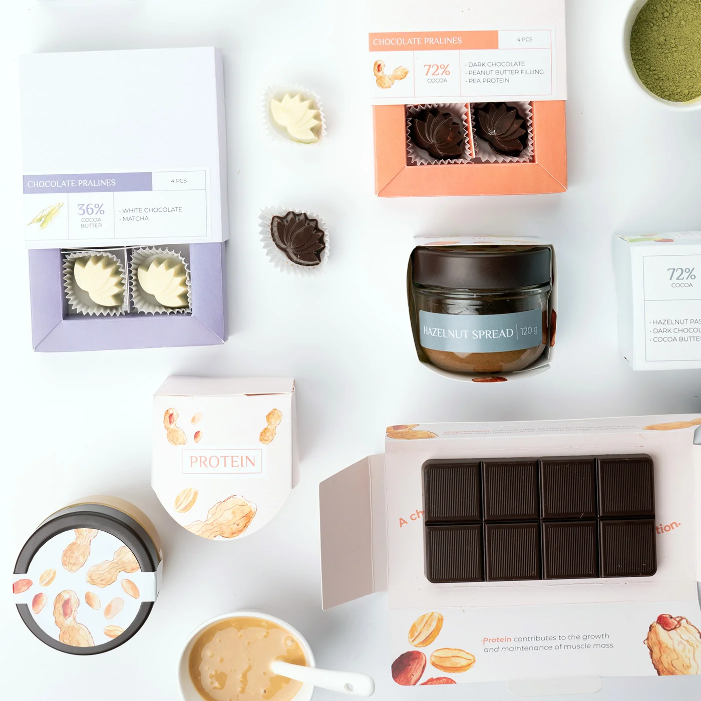 SŁODYCZE REKLAMOWE KREM ORZECHOWY PROTEIN P136740Z