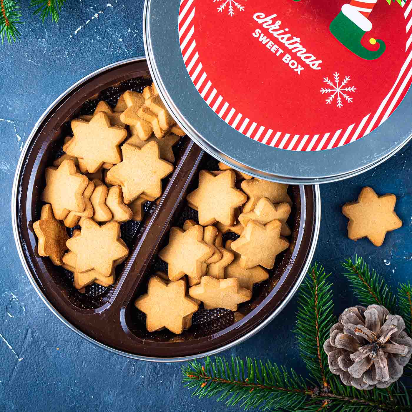 CIASTKA REKLAMOWE PUSZKA GWIAZDKOWA Xmas P137284Z