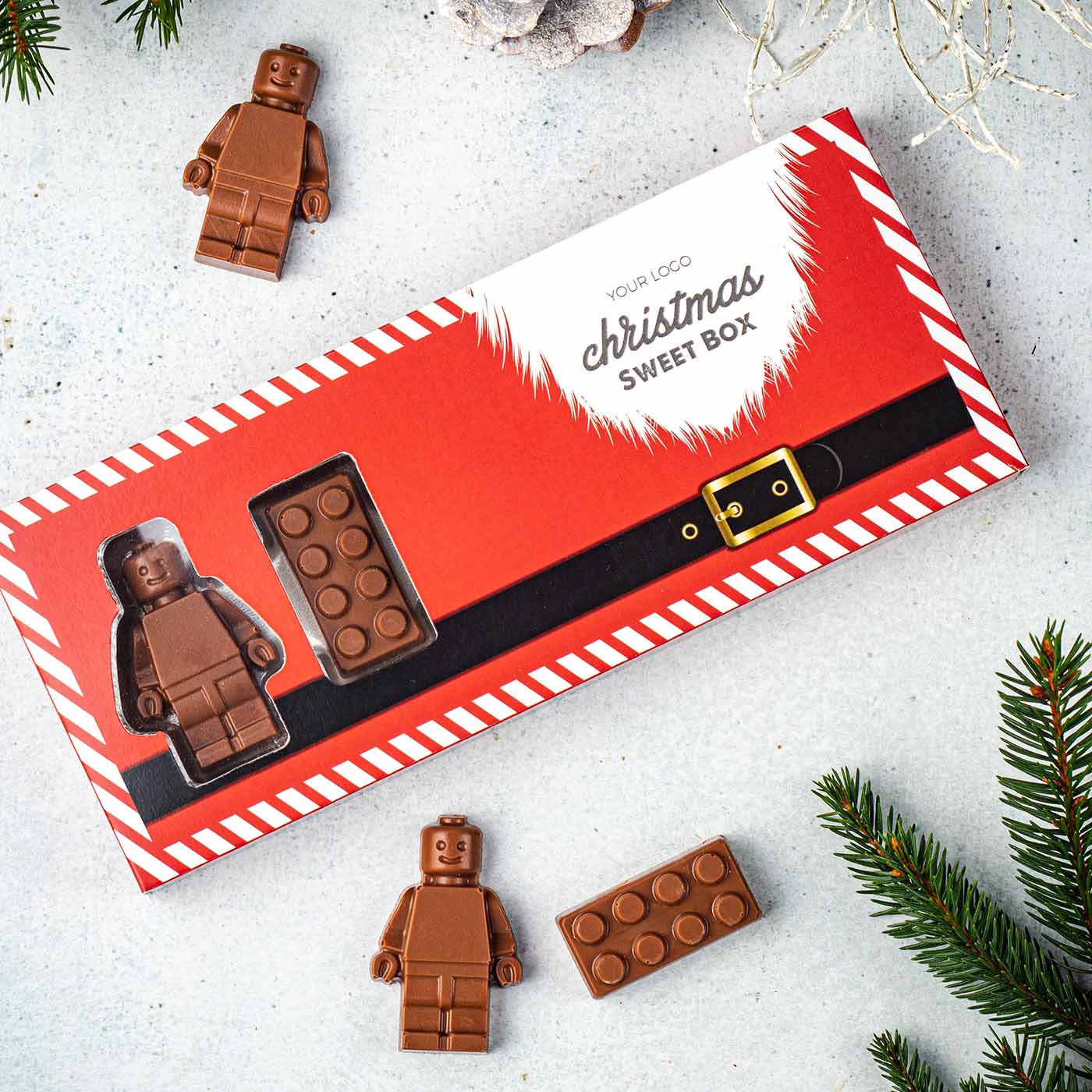 ZESTAW CZEKOLADEK CZEKOLADOWE KLOCKI Xmas P137325Z