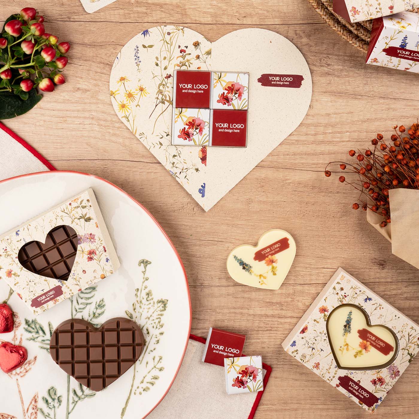 TABLICZKA CZEKOLADY CZEKOLADOWE SERCE P136766Z