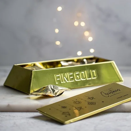 BOMBONIERKA PUSZKA ZŁOTA SZTABA P137337Z