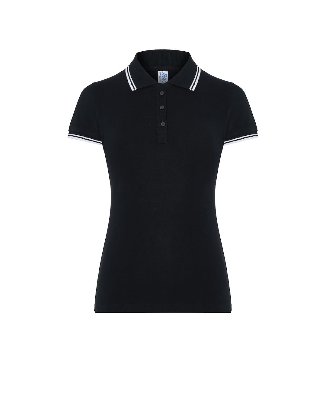 Koszulka polo popl 200 P137916H black / white