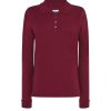 Koszulka polo popl 200 ls P138031H burgundy