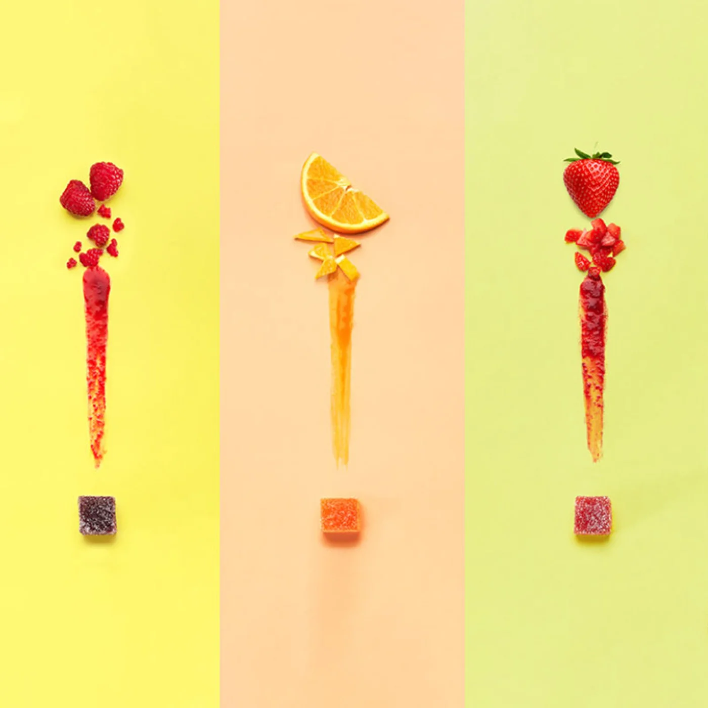 SŁODYCZE REKLAMOWE PURE FRUIT SQUARE P136868Z