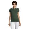 PASADENA damskie polo 200g P123567O forest green / white