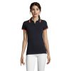 PASADENA damskie polo 200g P123567O french navy / neon orange