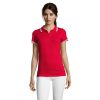 PASADENA damskie polo 200g P123567O rojo / blanco