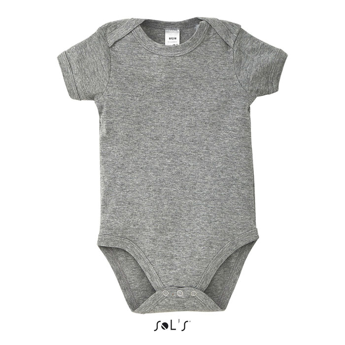 BAMBINO BABY BODYSUIT P123582O szary melanż