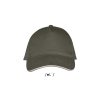 LONG BEACH FIVE PANEL CAP P135318O armia / beż LONG BEACH FIVE PANEL CAP P135318O armia / beż