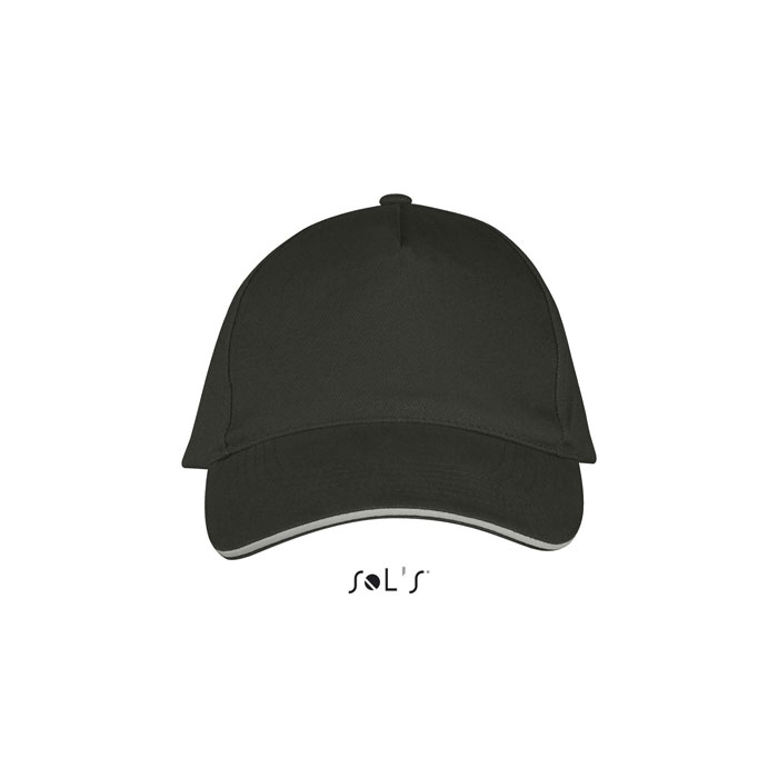 LONG BEACH FIVE PANEL CAP P135318O ciemnoszary / jasnoszary LONG BEACH FIVE PANEL CAP P135318O ciemnoszary / jasnoszary