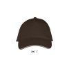 LONG BEACH FIVE PANEL CAP P135318O chocolate / beige LONG BEACH FIVE PANEL CAP P135318O chocolate / beige