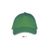 LONG BEACH FIVE PANEL CAP P135318O kelly green / white LONG BEACH FIVE PANEL CAP P135318O kelly green / white