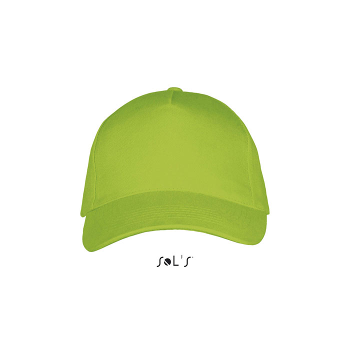 LONG BEACH FIVE PANEL CAP P135318O lime LONG BEACH FIVE PANEL CAP P135318O lime