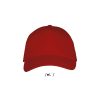 LONG BEACH FIVE PANEL CAP P135318O czerwony LONG BEACH FIVE PANEL CAP P135318O czerwony