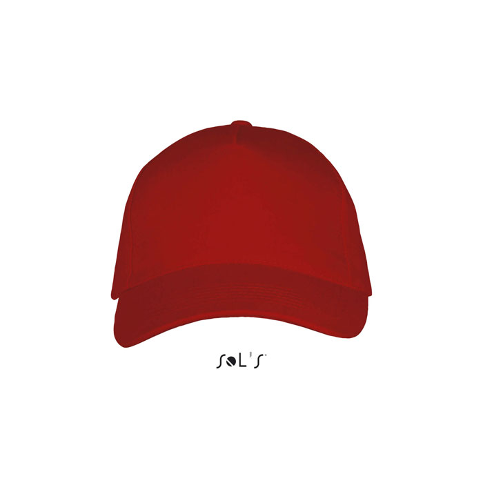 LONG BEACH FIVE PANEL CAP P135318O czerwony LONG BEACH FIVE PANEL CAP P135318O czerwony