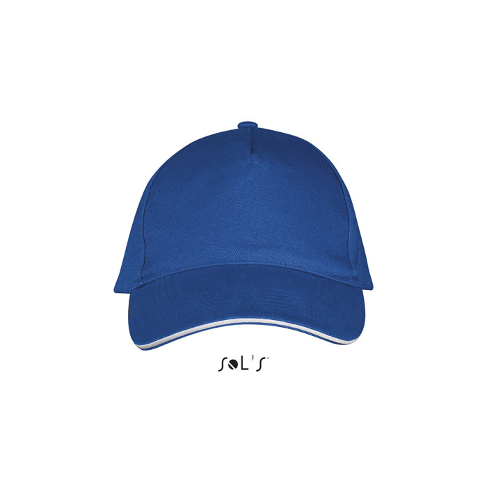 LONG BEACH FIVE PANEL CAP P135318O królewski niebieski / biały LONG BEACH FIVE PANEL CAP P135318O królewski niebieski / biały