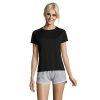 SPORTY Damski T-Shirt 140g P123618O czarny / czarny opal