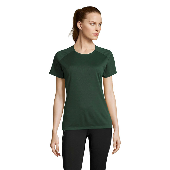 SPORTY Damski T-Shirt 140g P123618O ciemno / zielony